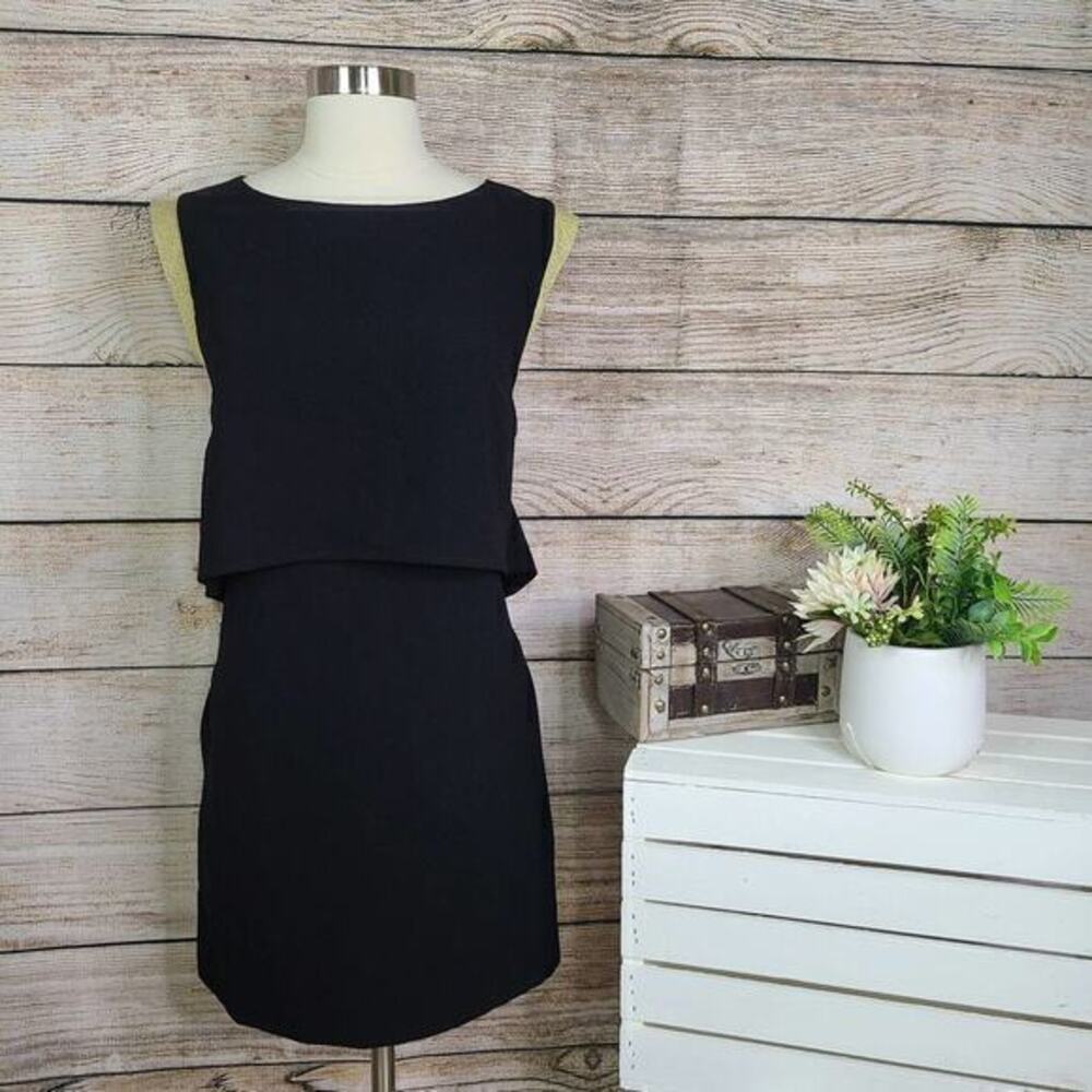 5/$25 NWT FRNCH Two-Tone Layered Popover Dress Size Large